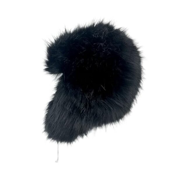 Faux Fur Russian Trapper Hat Y2K Winter Warm Earmuffs Unisex Style main image 5